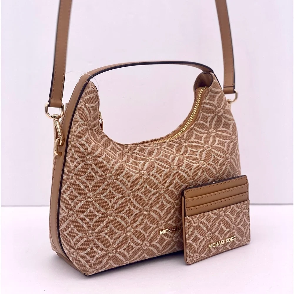 Michael Kors Ember Small Messenger Shoulder Crossbody Bag and Card Holder Set